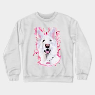 White Swiss Shepherd Crewneck Sweatshirt